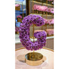 Standing Purple Rose Letter G Lamp - Imaginary Worlds