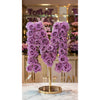 Standing Purple Rose Letter M Lamp - Imaginary Worlds