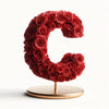 Standing Red Rose Letter C Lamp - Imaginary Worlds