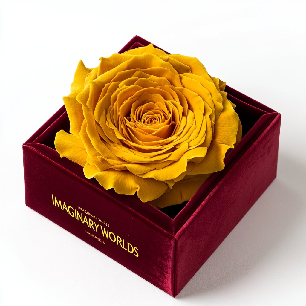 Sunshine Glow Rose Velvet Elegance - Imaginary Worlds