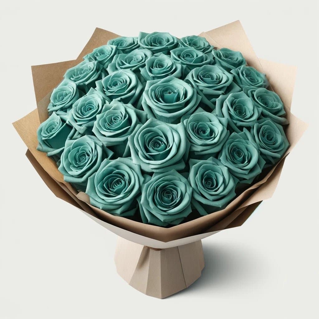 Teal Dream Flower Bouquet - Imaginary Worlds