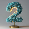 Teal Rose Eternal Number 2 Lamp - Imaginary Worlds