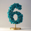 Teal Rose Eternal Number 6 Lamp - Imaginary Worlds