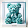 Tiffany Blue Preserved Rose Bear - Imaginary Worlds