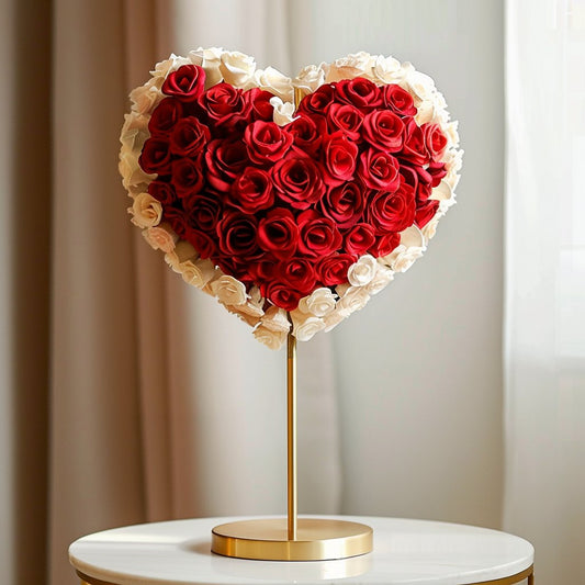 Tristan and Isolde Mixed Rose Heart Lamp - Imaginary Worlds