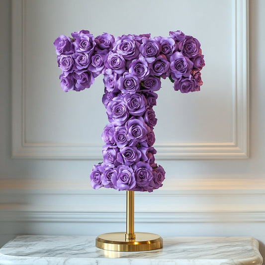 Tyche Purple Rose Lamp - Imaginary Worlds