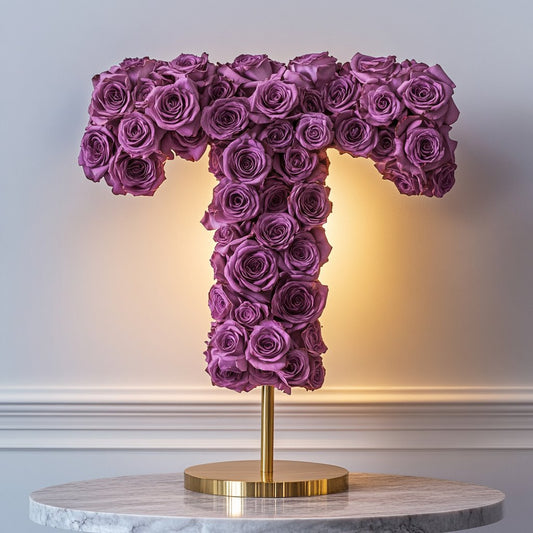 Tyche Purple Rose Lamp - Imaginary Worlds