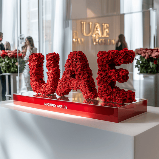UAE Rose Sculpture – The United Arab Emirates Edition - Imaginary Worlds