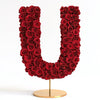 Urania Red Rose Letter U Lamp - Imaginary Worlds