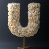 Urania White Rose Letter U Lamp - Imaginary Worlds