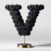 Venus Black Rose Letter V Lamp - Imaginary Worlds