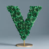 Venus Green Rose Letter V Lamp - Imaginary Worlds