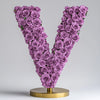 Venus Purple Rose Letter V Lamp - Imaginary Worlds