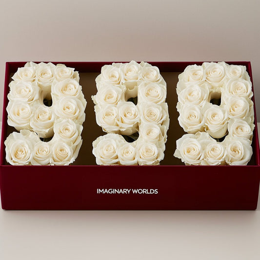 White Roses 999 Rose Box - Imaginary Worlds