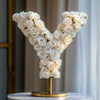 Yale White Rose Letter Y Lamp - Imaginary Worlds