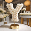 Yale White Rose Letter Y Lamp - Imaginary Worlds