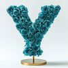 Yara Teal Rose Letter Y Lamp - Imaginary Worlds