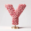 Ygraine Pink Rose Letter Y Lamp - Imaginary Worlds