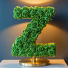 Zephyros Green Rose Letter Z Lamp - Imaginary Worlds