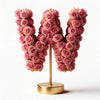 Zephyrus Pink Rose Letter W Lamp - Imaginary Worlds