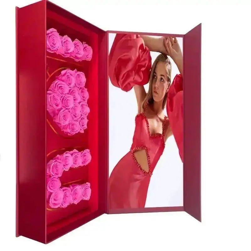 26 Forever Roses Personalized Photo Rose Box - Imaginary Worlds