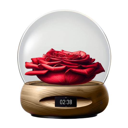 360° Rotating Lighted Rose Speaker - Imaginary Worlds