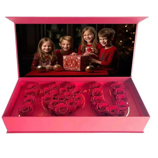 Anniversary Edition Forever Rose Box with Photo - Imaginary Worlds