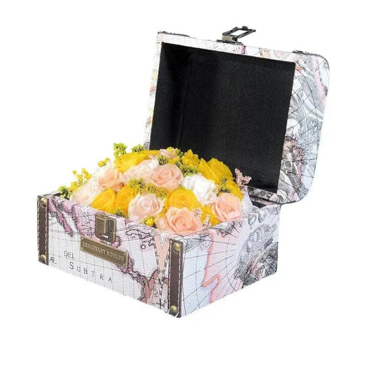 Everlasting Blossoms: The Yellow Rose Box of Preserved Flowers - Imaginary Worlds