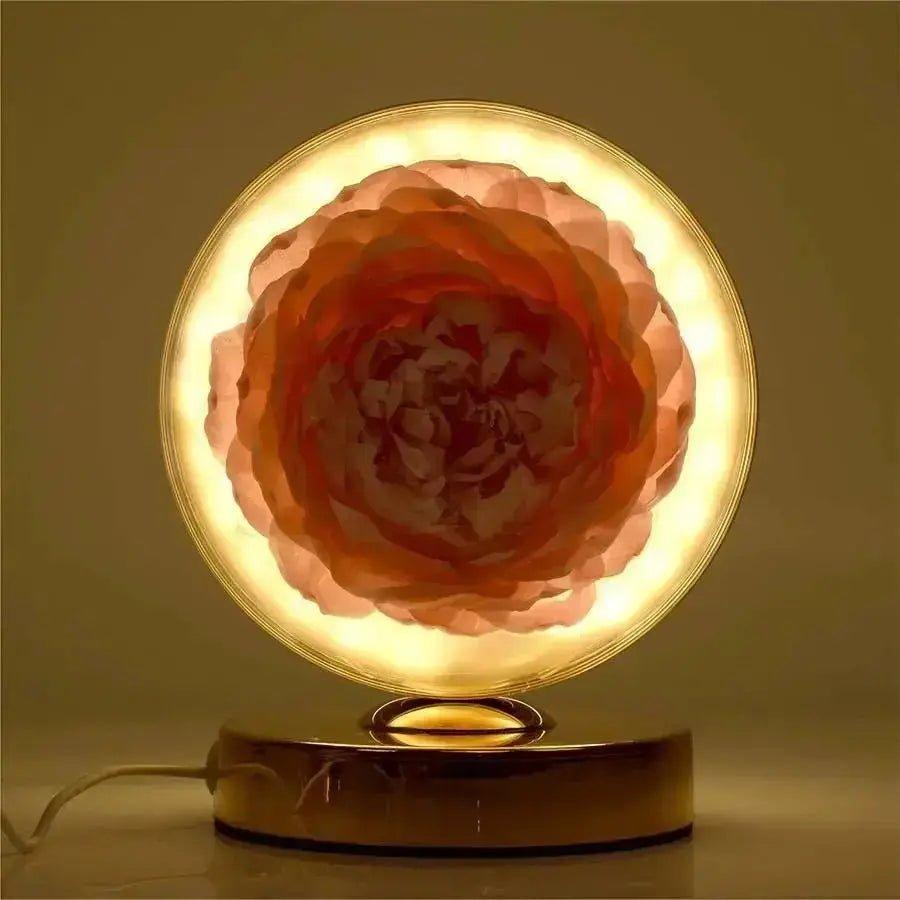 Luminous Austin Rose Flower Lamp - Imaginary Worlds