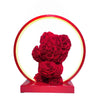 Radiant Rose Bear Flower Lamp - Imaginary Worlds
